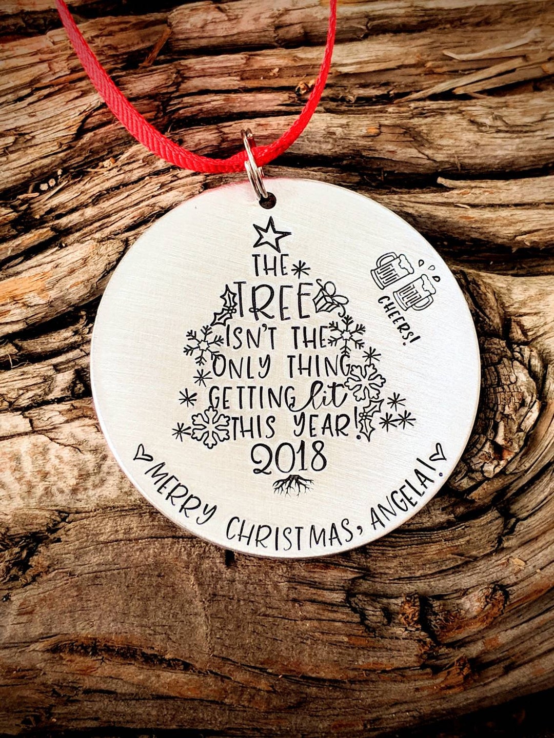 Funny Christmas Ornament. Personalized Christmas Tree Ornament. Best ...