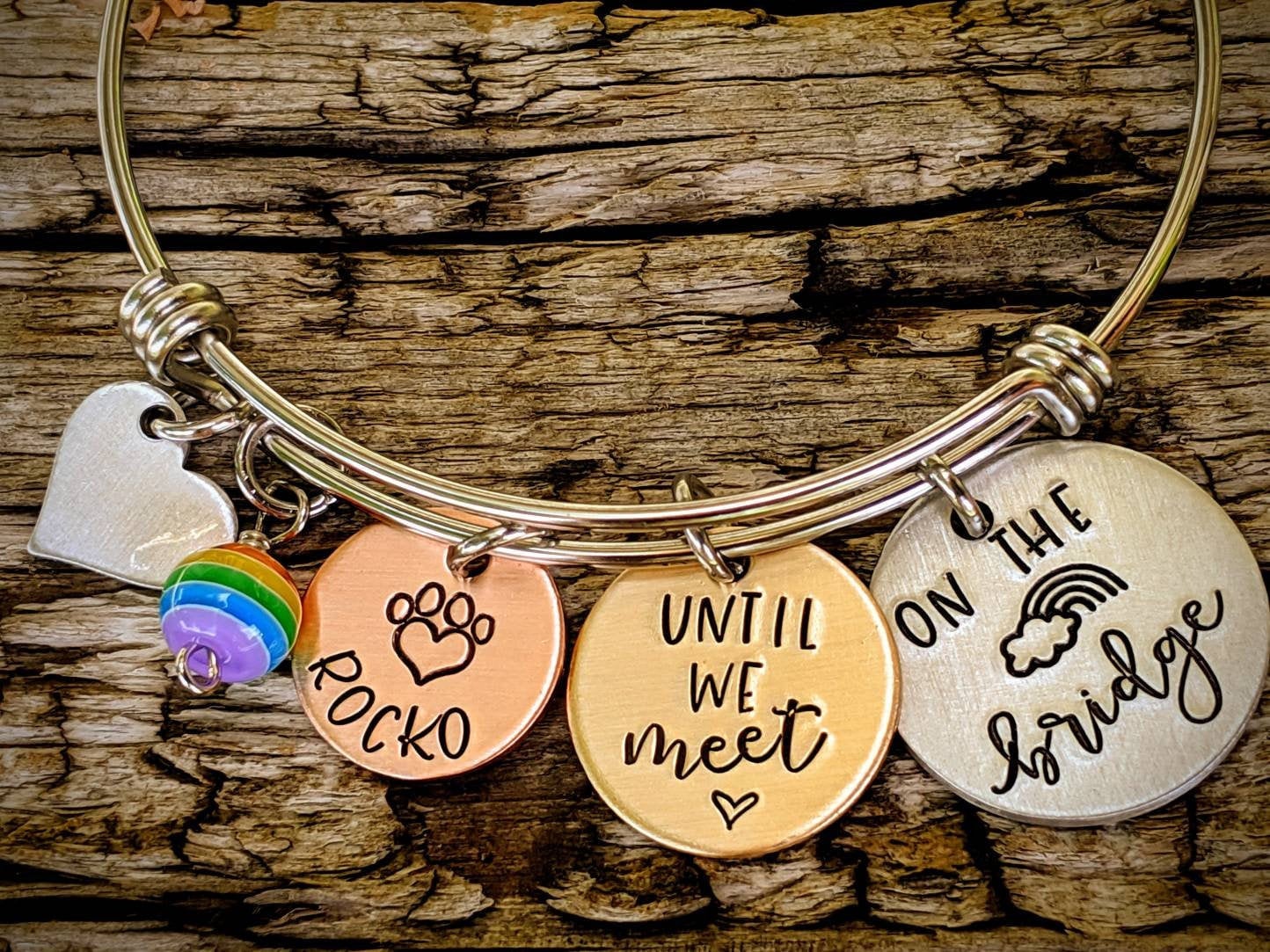cat memorial bracelet