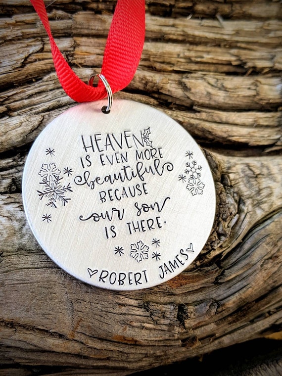 personalized baby loss ornament