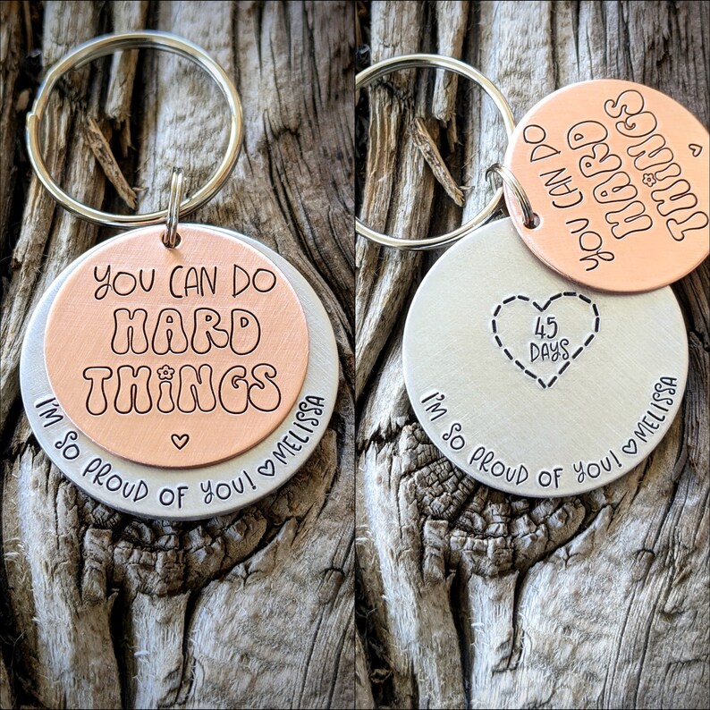 Recovery Keychains Recovery Keychain. Sobriety Birthday Gifts. 30 Days 1 Year 2 Years ...