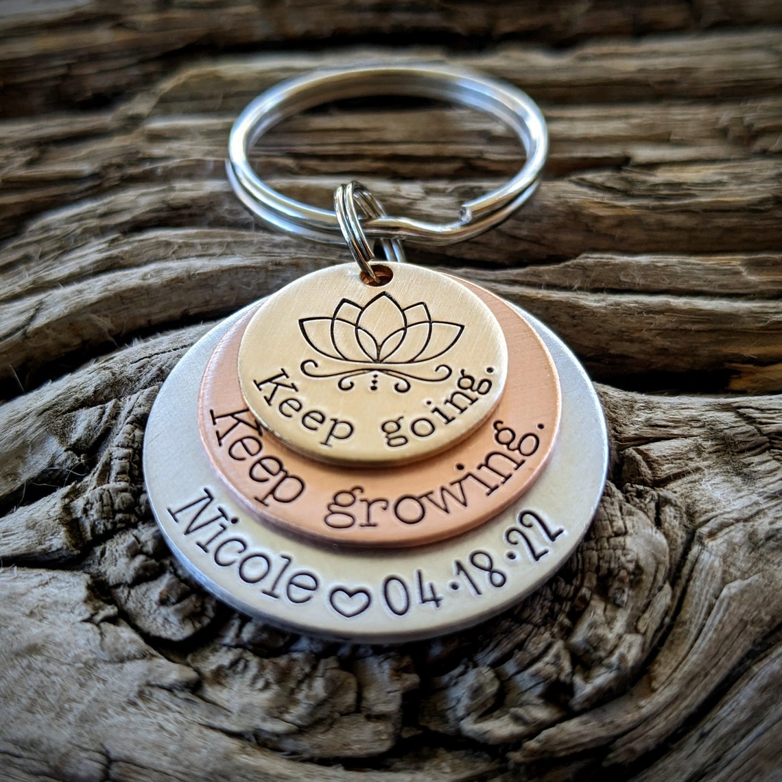 Recovery Keychains Sobriety Keychain, Custom Recovery Coin, Token, Medallion, Eating ...