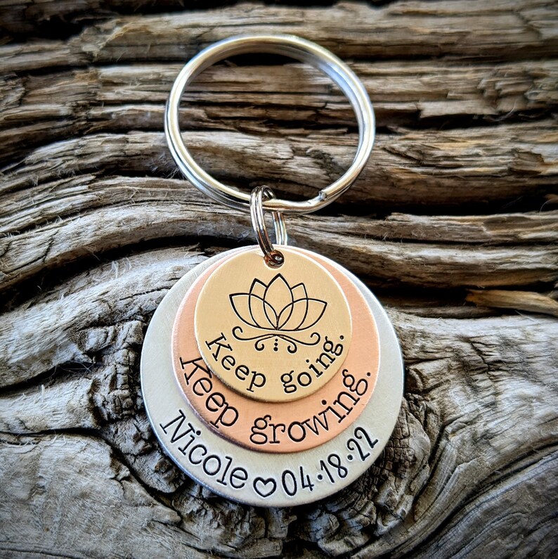 Recovery Keychains Sobriety Keychain, Custom Recovery Coin, Token, Medallion, Eating ...