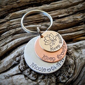 Recovery Keychains Sobriety Keychain, Custom Recovery Coin, Token, Medallion, Eating ...
