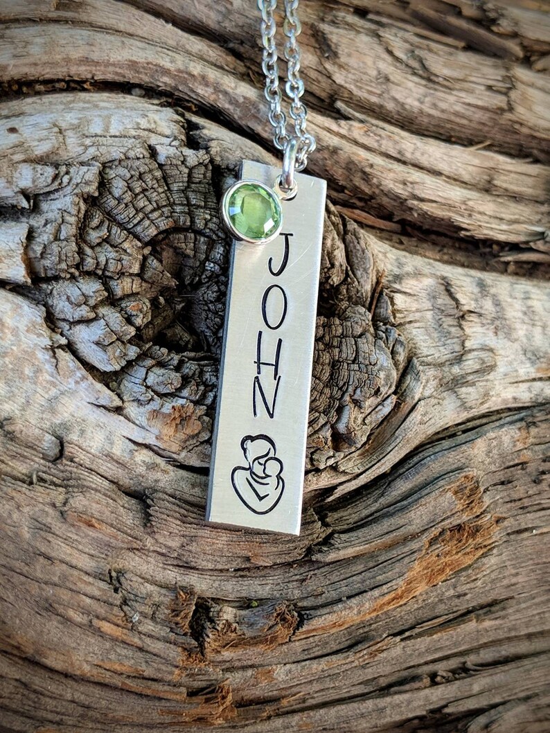 Loss of child gift. Custom miscarriage gift Personalized infant loss memorial necklace Hand stamped memorial gift Stillbirth gift