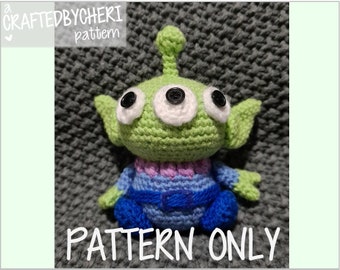MOTIF - Toy Story Squeeze Toy Alien Crochet Plushie