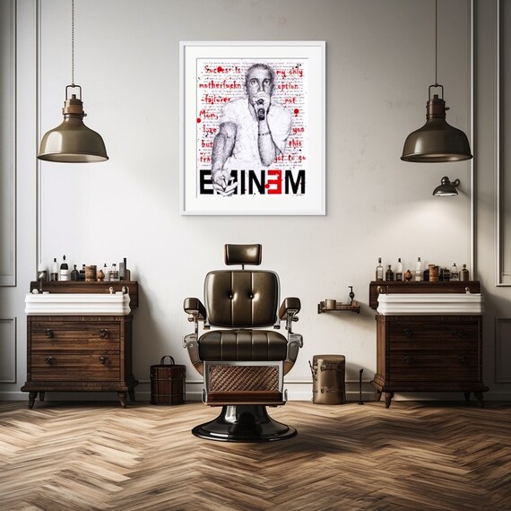 Eminem Print of Original Ink Drawing - Scribble Art - Etsy