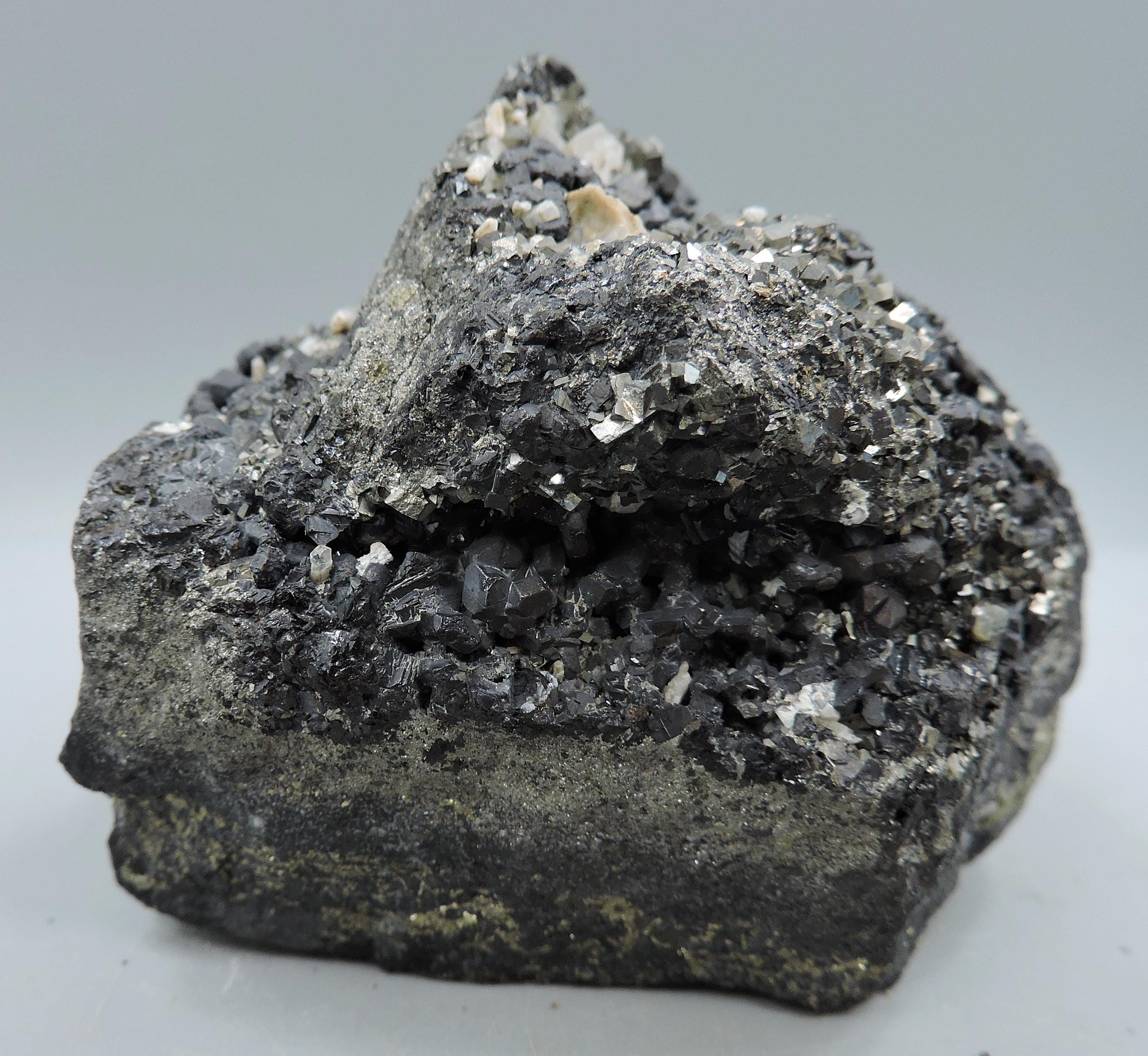 Arsenopyrite and pyrite from Mexico – miniature