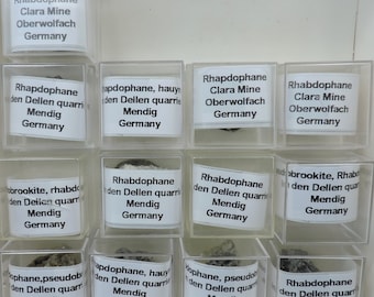 Rhabdophane micromounts from Germany
