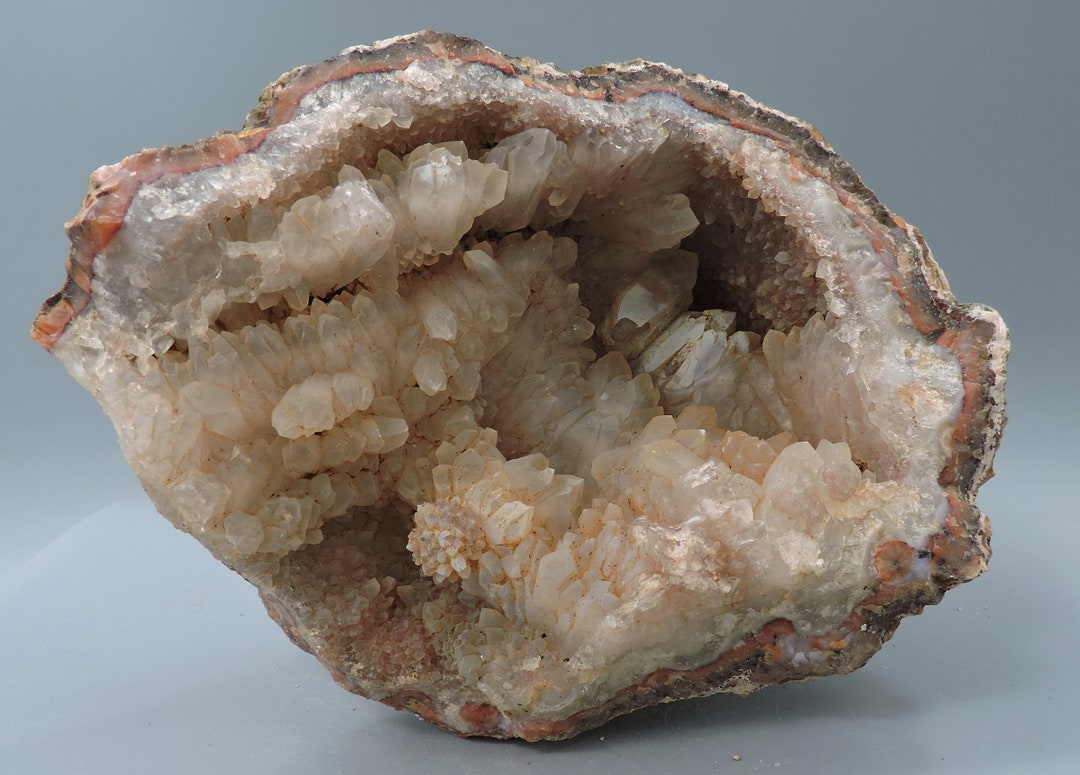 Chalcedony Geode From Morocco Cabinet Size - Etsy