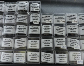 Phacolite micromounts from Germany