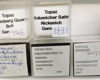 Topas mit winzigen Gebrauchsspuren