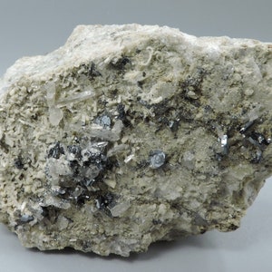 Hematite, dolomite and quartz from Switzerland – cabinet size