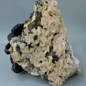 Sphalerite and dolomite from Mexico – large cabinet size