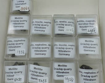 Melilite micromounts from Germany