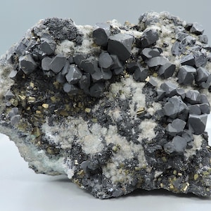 Galena, pyrite, quartz and sphalerite from Bulgaria – large cabinet size