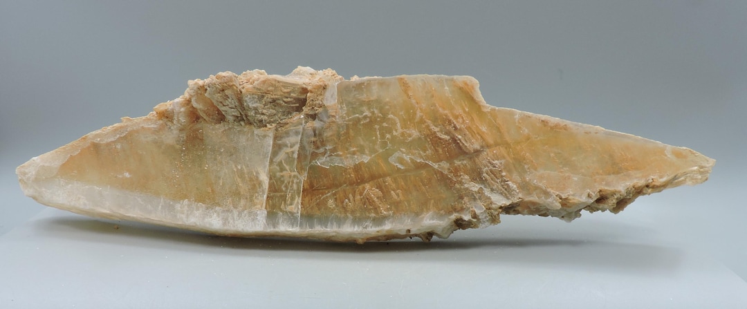 Clay Inclusions Gypsum Var. Selenite With Clay Inclusions From Spain – Large Cabinet ...