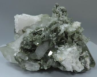 Quartz with chlorite from Pakistan – large cabinet size