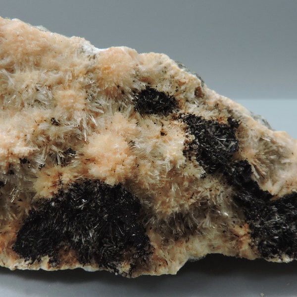 Natrolite on matrix from the Czech Republic – cabinet size