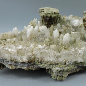 Calcite formation from Germany – fluorescent - large cabinet size