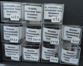 Rhönite micromounts from Germany