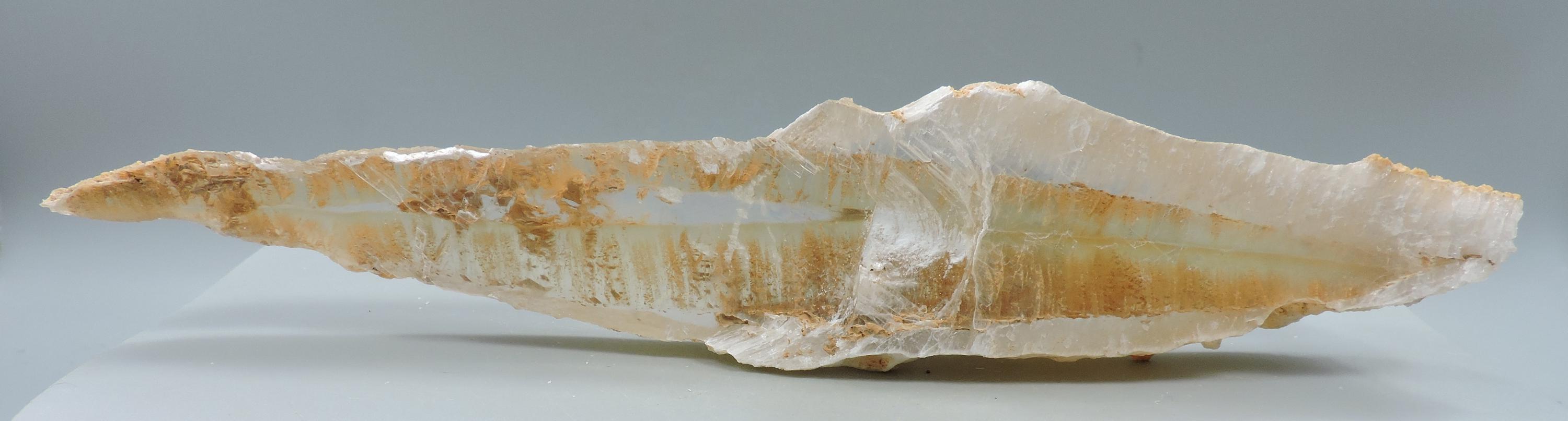 Clay Inclusions Gypsum Var. Selenite With Clay Inclusions From Spain – Large Cabinet ...