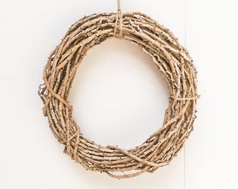 X 2 Handmade Christmas Wreaths - Queen Palm Wreath, Natural Wreath