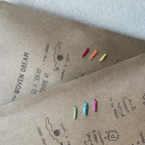 DIY Coil Weaving Kit: Small Basket, Pink Blue & Grey