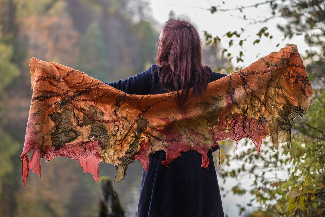 Borbonese Red Silk Women Scarf