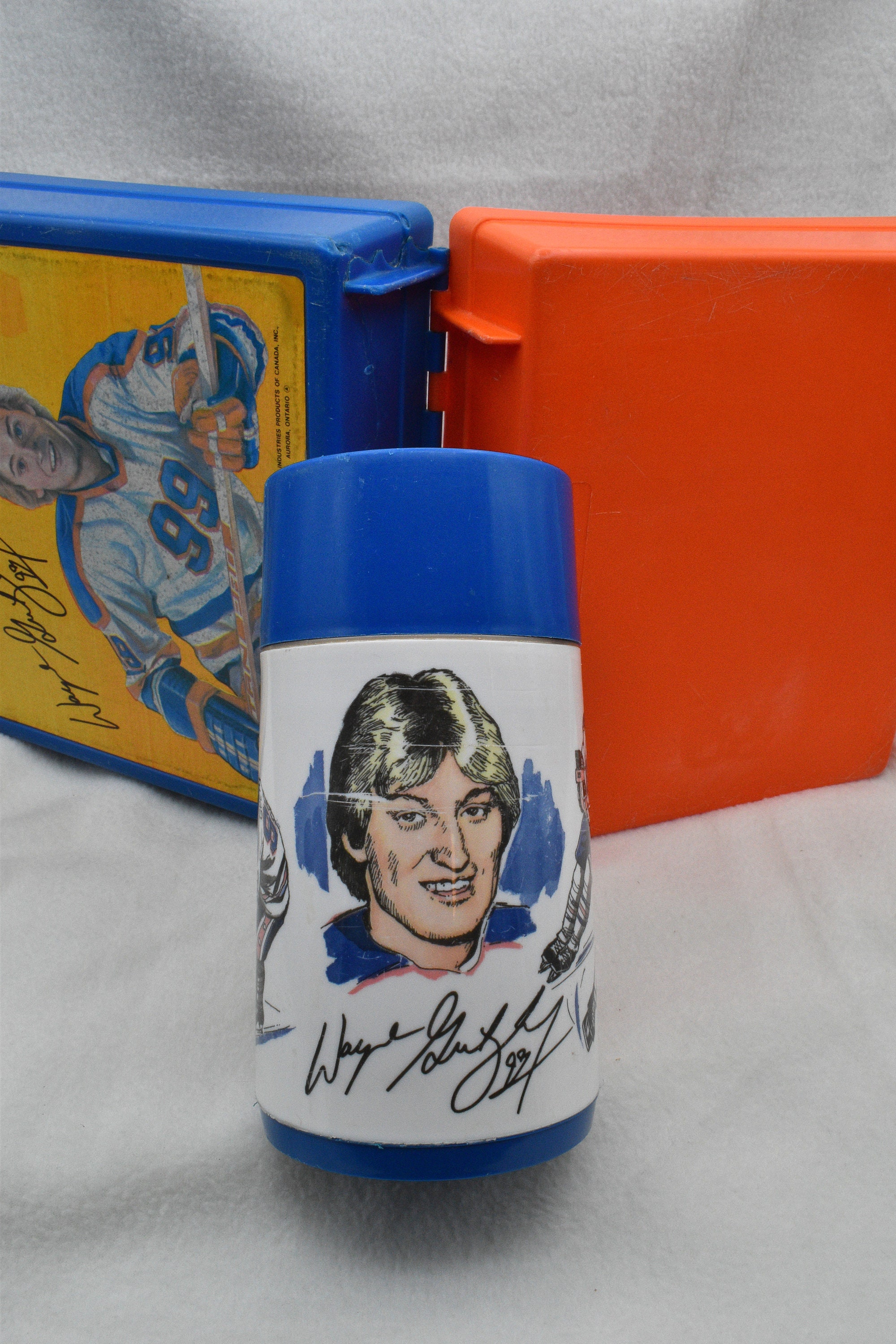 Vintage Wayne Gretzky Lunch Box with Thermos