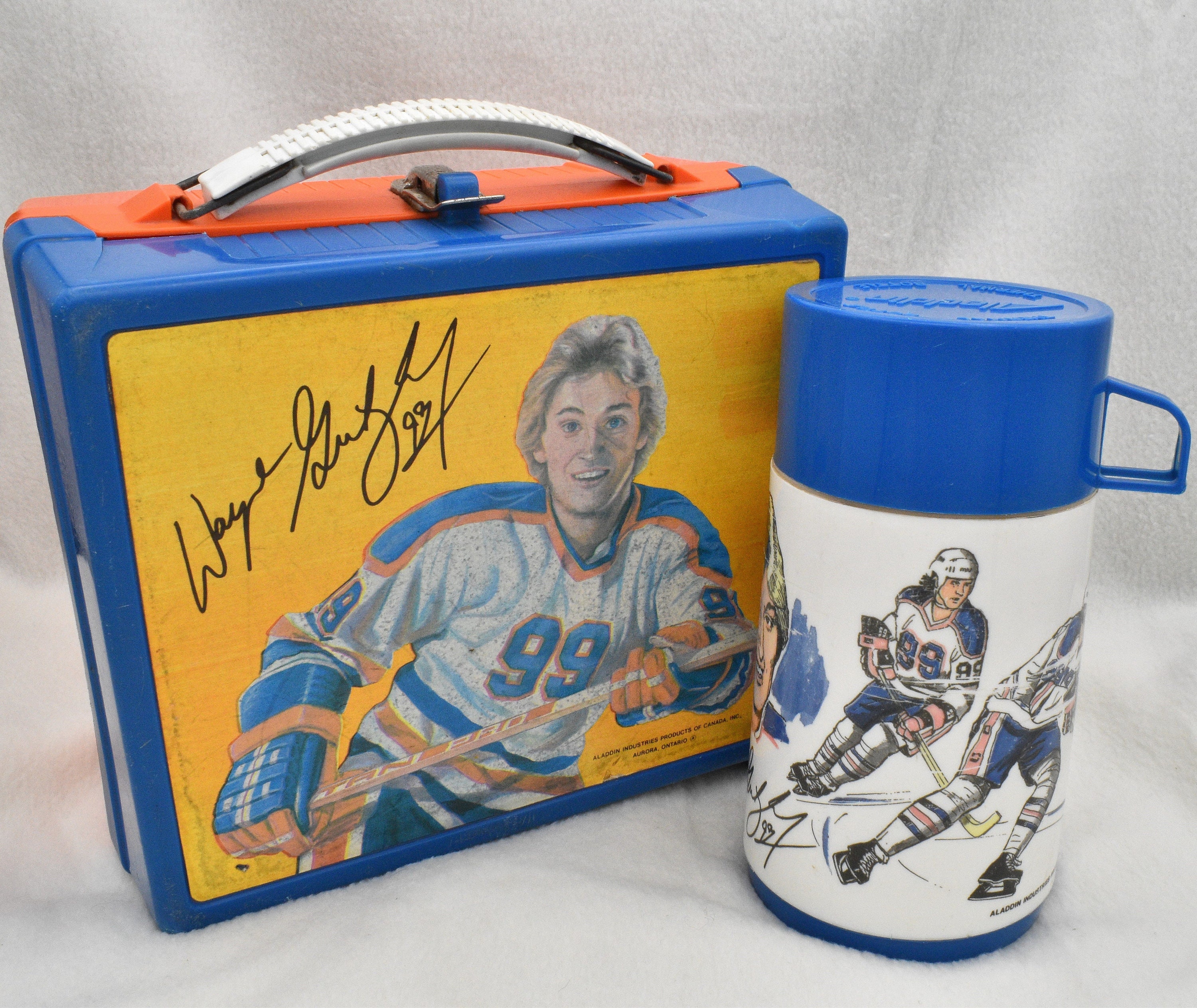 Vintage Wayne Gretzky Lunch Box with Thermos