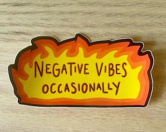Negative Vibes Aufkleber