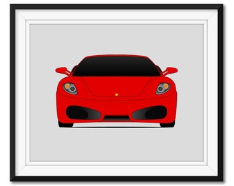 24\u201dx36\u201d Ferrari F430 Spider Premium High Gloss Art Print Poster. 430P