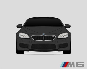 BMW E30 3 serie arte automotor coche tipográfica E30 | Etsy