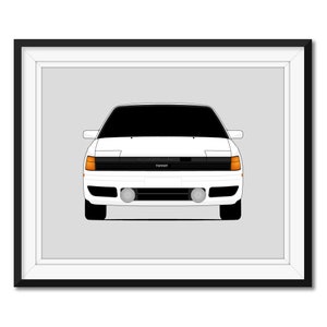 Toyota Celica T160 (1985-1989) 4th Generation Inspired Car Poster Print Wall Art Decor CX1 (Unframed)