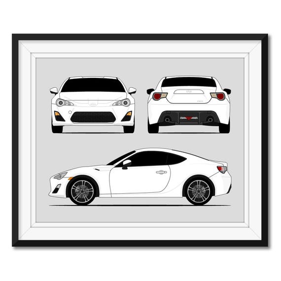 トヨタ 86 GT86 FT86 (2012-2016)(フロント、リア、サイド) カー