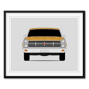Ford Fairlane GTA (1966-1967) Inspired Poster Print Wall Art Decor CX1 (Unframed)