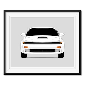 Toyota Celica T180 Turbo GT-Four (1989-1993) 5th Generation Inspired Car Poster Print Wall Art Decor Handmade CX1 (Unframed)