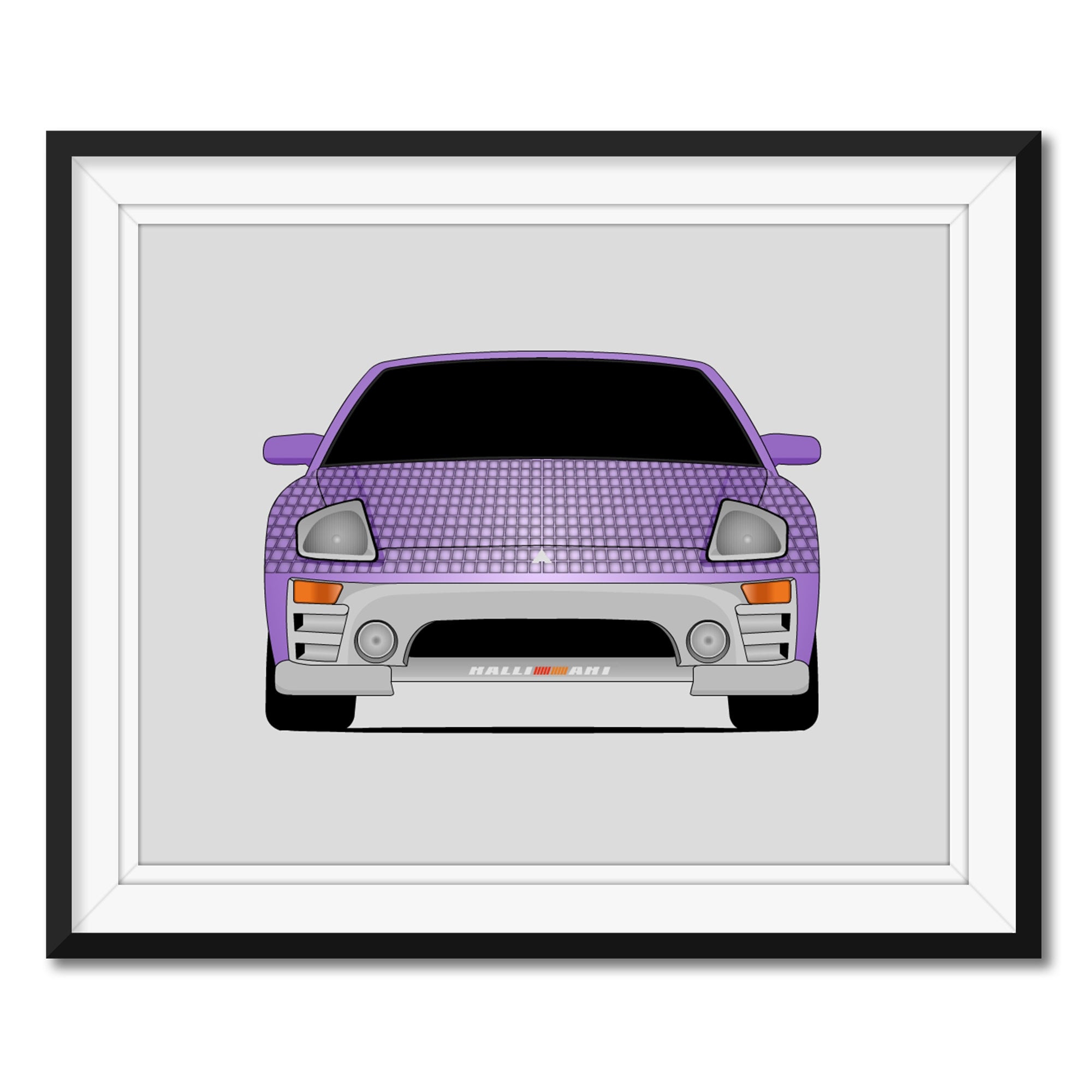 Mitsubishi Eclipse 3G Spyder GTS (2000-2004) 2 Fast 2 Furious Inspiriert Auto Poster Druck Wandkunst Roman Pearce (Tyrese Gibson) ONEY (Ungerahmt)