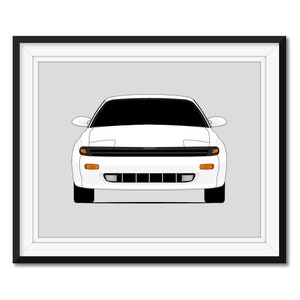 Toyota Celica T180 (1989-1993) Gen 5 Inspired Poster Print Wall Art Decor CX1 (Unframed)