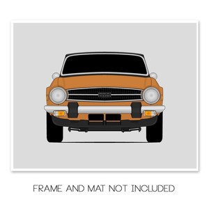Triumph TR6 (1968–1976) Poster Print Wall Art Decor CX1 (Unframed) image 4