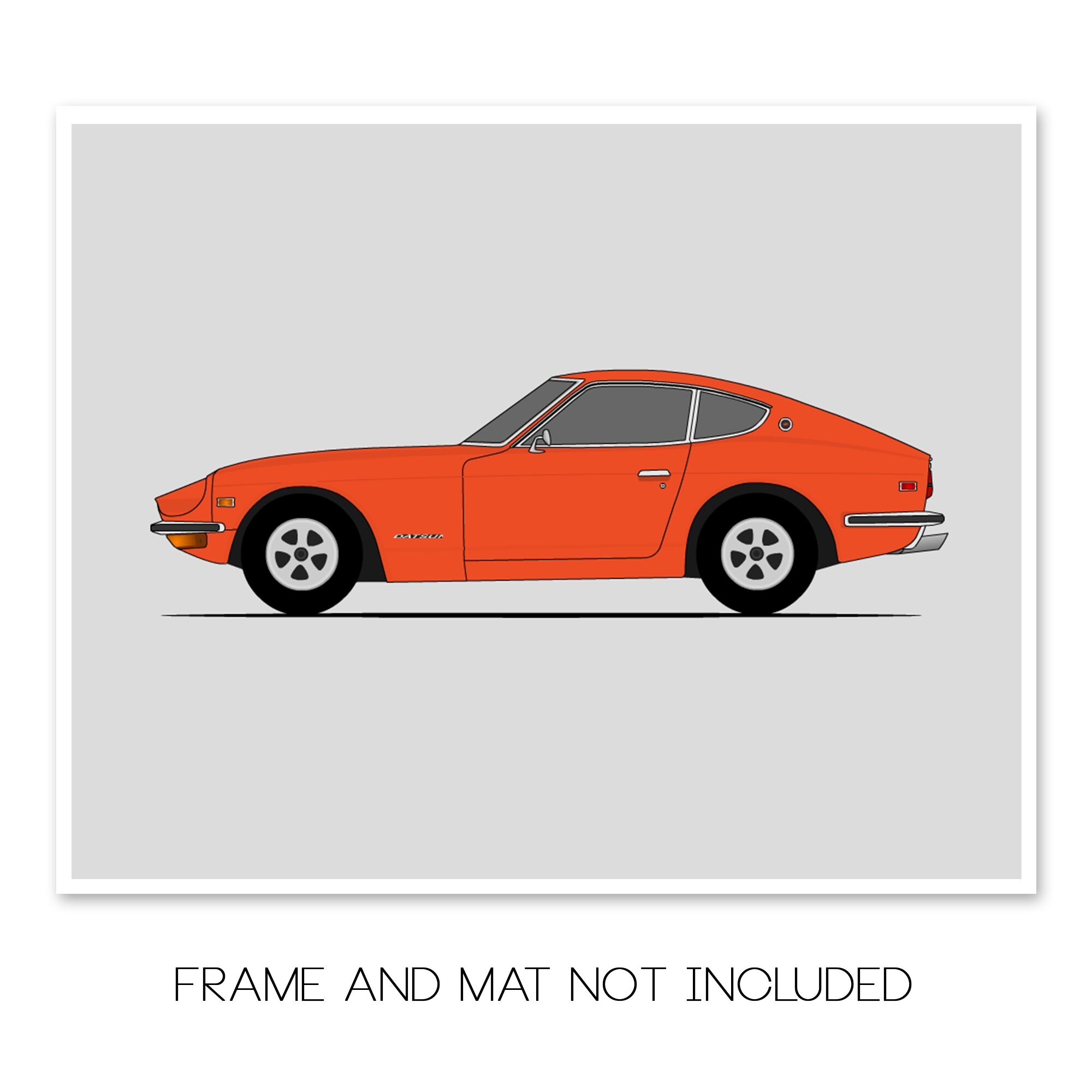 ダットサン 240Z (1970-1973) (サイドプロファイル) インスパイアされ 