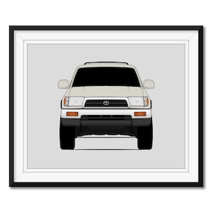 Toyota 4Runner (1996-2002) N180 3rd GEN Inspired Poster Print Wall Art Decor CX1