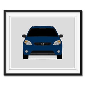 Toyota Matrix (2003-2008) 1st Generation Car Poster Print Wall Art Decor CX1 (Unframed)