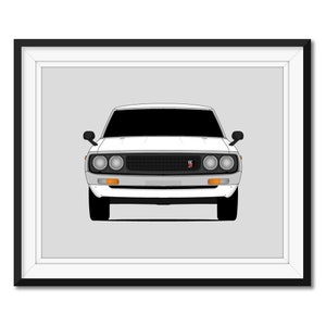 Nissan Skyline GT-R KPGC110 1973 Inspired Car Poster Print Wall Art Decor CX1 (Unframed)