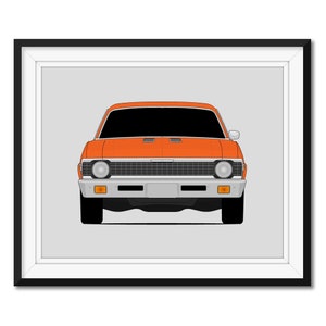 Chevy Nova SS (1968-1972) Inspired Car Poster Print Wall Art Decor CX1 (Unframed)