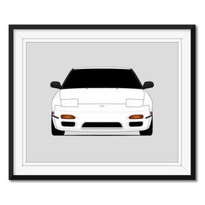 日産 300ZX Z31 (1983-1989) カーポスタープリント ウォールアートデコ