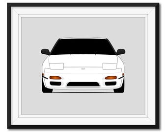 日産 300ZX Z31 (1983-1989) カーポスタープリント ウォールアートデコ