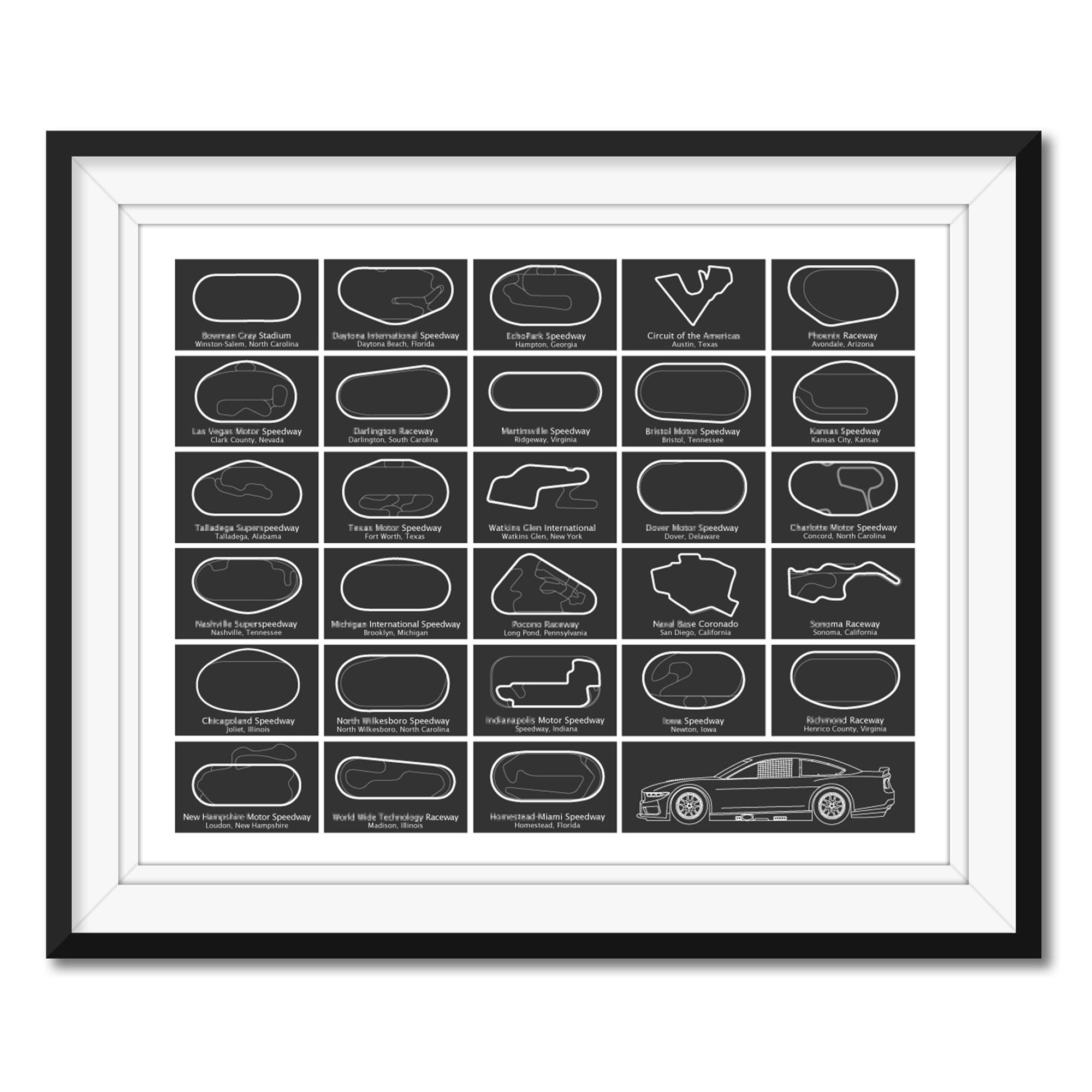 Nascar Race Track Outline