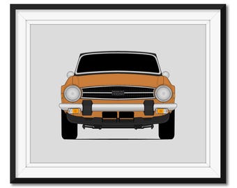 Triumph TR6 (1968–1976) Poster Print Wall Art Decor CX1 (Unframed)