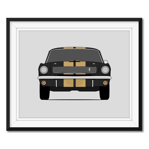Shelby GT350H (1965-1966) Inspired Car Poster Print Wall Art Decor CX2 (Unframed)